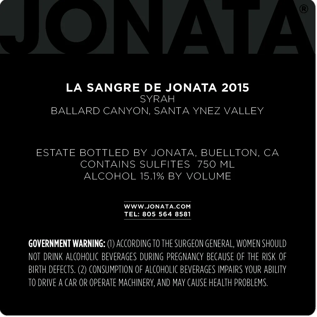 2015 Sangre Back