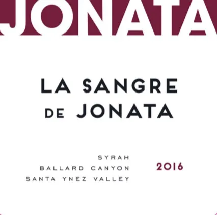 2016 Sangre Front label