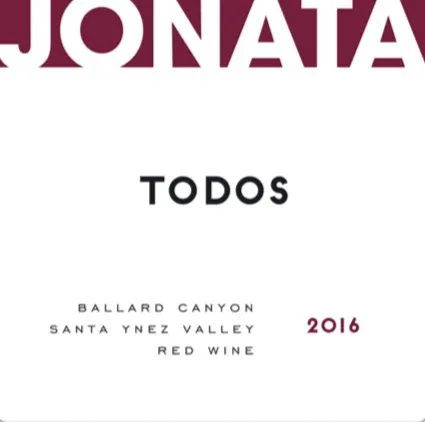 2016 Todos Front Label