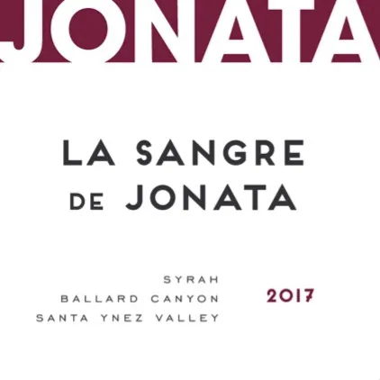 2017 Sangre Front Label
