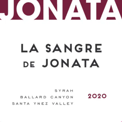 2020 La Sangre Front Label