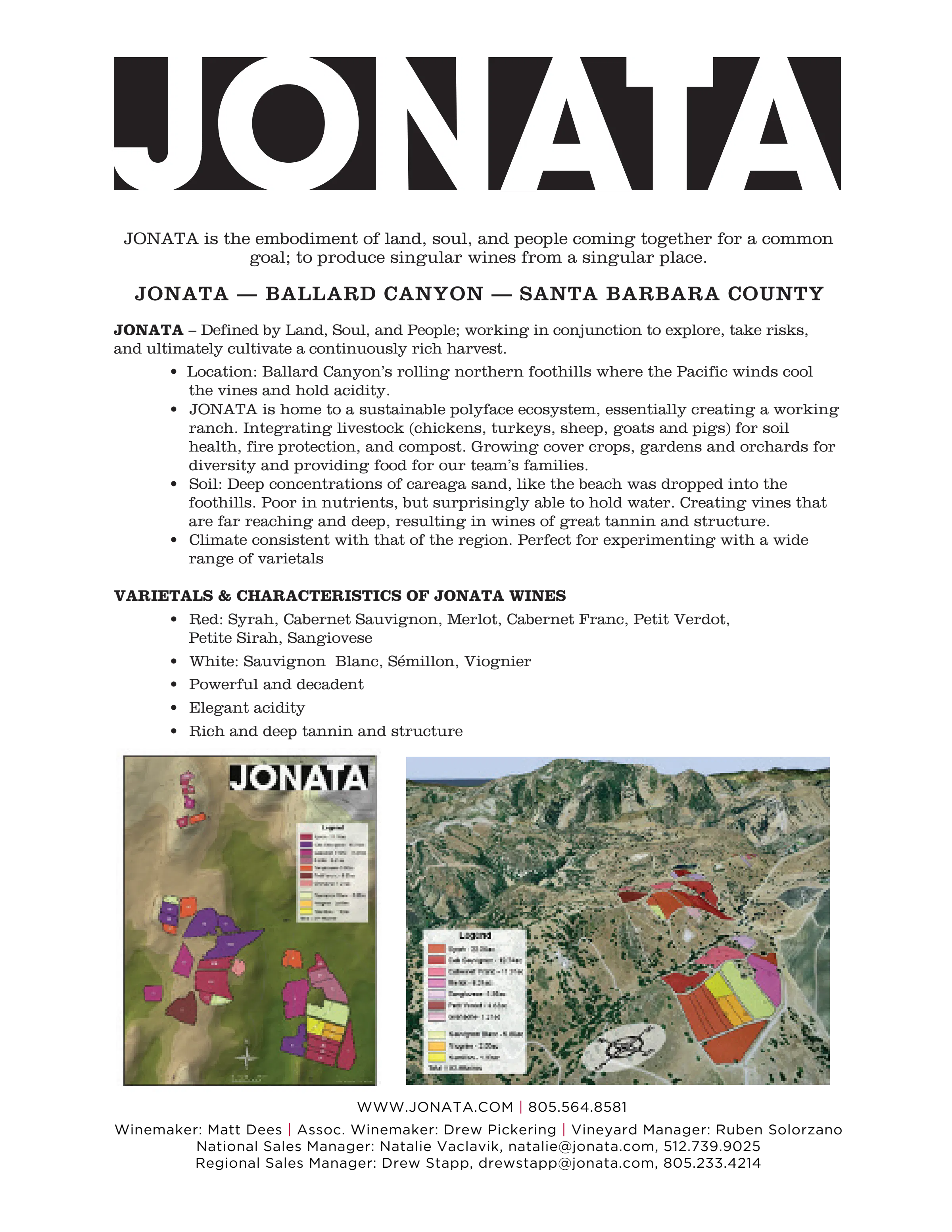 Jonata Ballard Canyon Brand Sheet w Maps