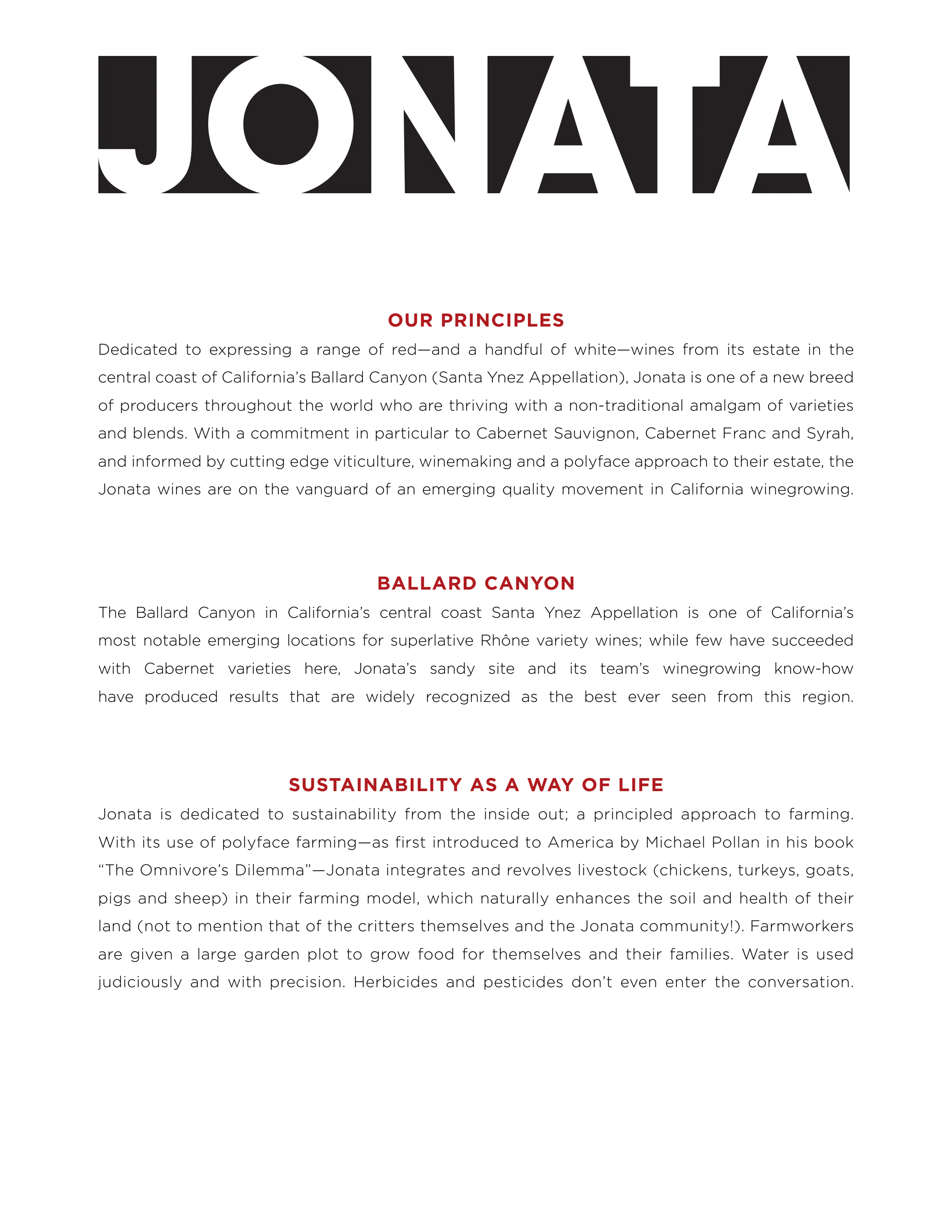 Jonata Estate Bio